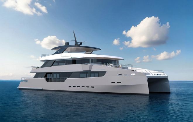 香港CL Yachts进军双体游艇市场 35米CLC115设